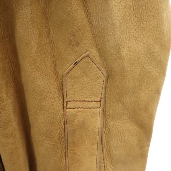 インディアンモーターサイクル ステアハイド 長袖 ウエスタンシャツ 38 茶系 Indian Motorcycle シュガーケーン メンズ