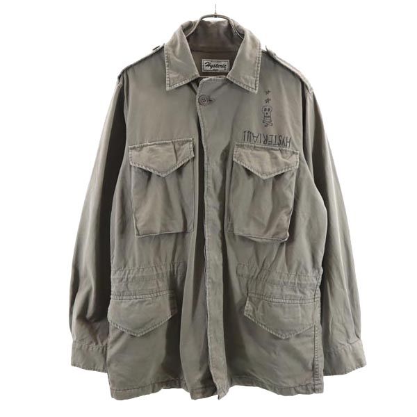 ヒステリック ミリタリージャケット FREE カーキ HYSTERIC メンズ