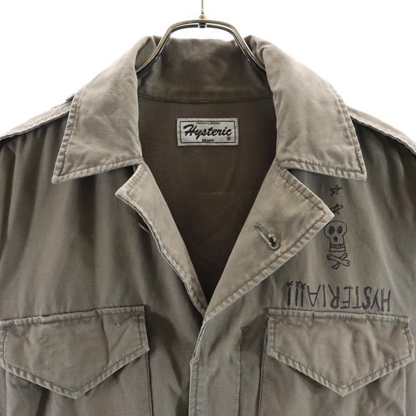 ヒステリック ミリタリージャケット FREE カーキ HYSTERIC メンズ