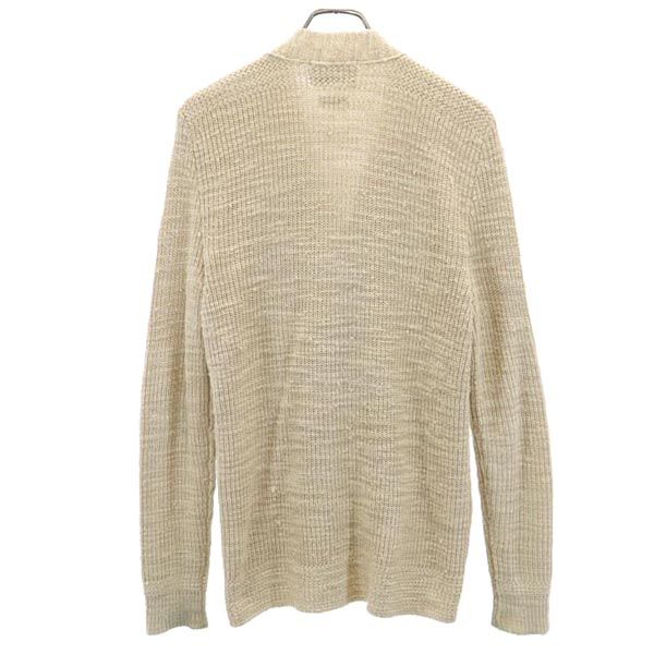 RRL ダブルアールエル 1ツ星 シルク100% 長袖 Vネック ニット カーディガン S ベージュ メンズ