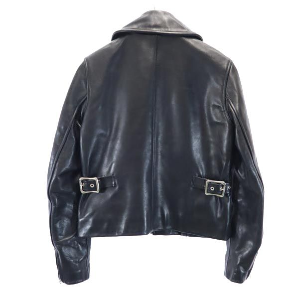 オゾンコミュニティ 牛革 レザージャケット F 黒 ozone community 裏メッシュ地 本皮 レディース