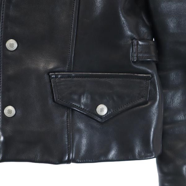 オゾンコミュニティ 牛革 レザージャケット F 黒 ozone community 裏メッシュ地 本皮 レディース