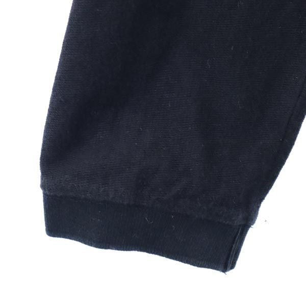 STUSSY ステューシー ロゴ刺繍 長袖 スウェット トレーナー M 黒 メンズ