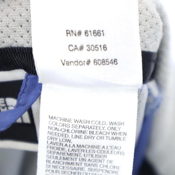 THE NORTH FACE ノースフェイス RN#61661 ロゴプリント ジップジャケット L 水色系 アウトドア メンズ