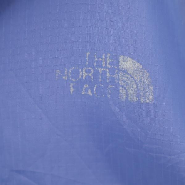 THE NORTH FACE ノースフェイス RN#61661 ロゴプリント ジップジャケット L 水色系 アウトドア メンズ