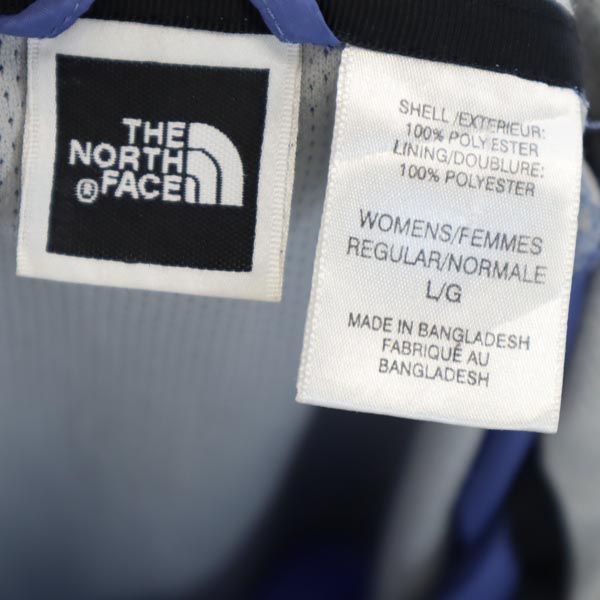 THE NORTH FACE ノースフェイス RN#61661 ロゴプリント ジップジャケット L 水色系 アウトドア メンズ
