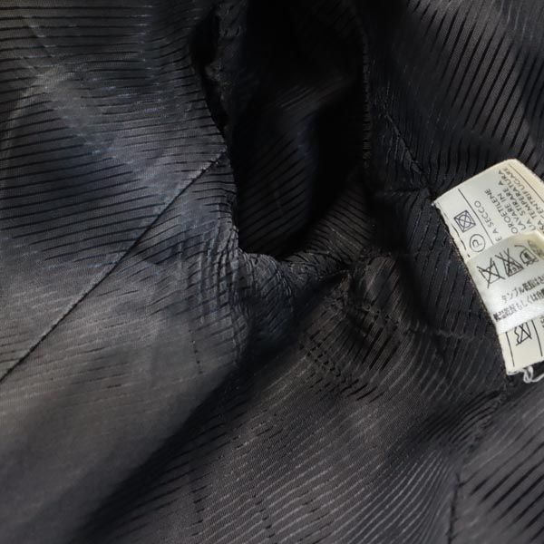 Salvatore Ferragamo サルヴァトーレフェラガモ イタリア製 ウール ストライプ スーツ 上下 セットアップ I 42 グレー レディース