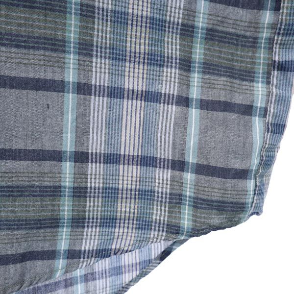 エリー 70s 80s ヴィンテージ チェック 半袖 ウエスタンシャツ 2XBIG グレー系 ELY メンズ