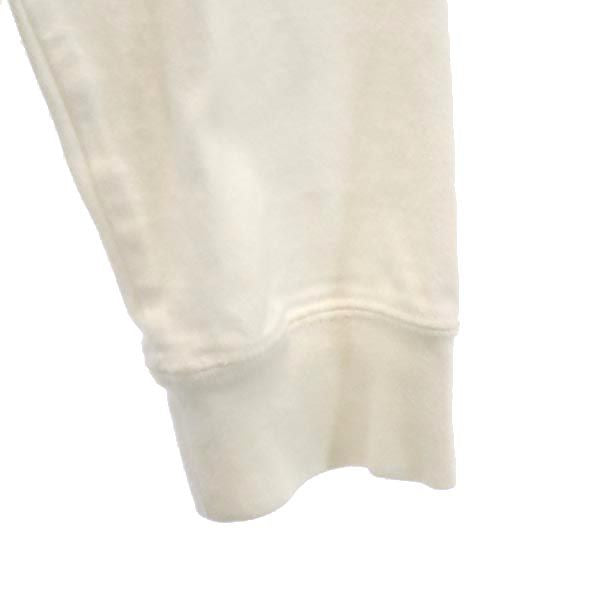 ID DAILYWEAR アイディーデイリーウェア 日本製 ボーダー柄 長袖 Tシャツ S 白×グレー ロンT 胸ポケット カットソー メンズ