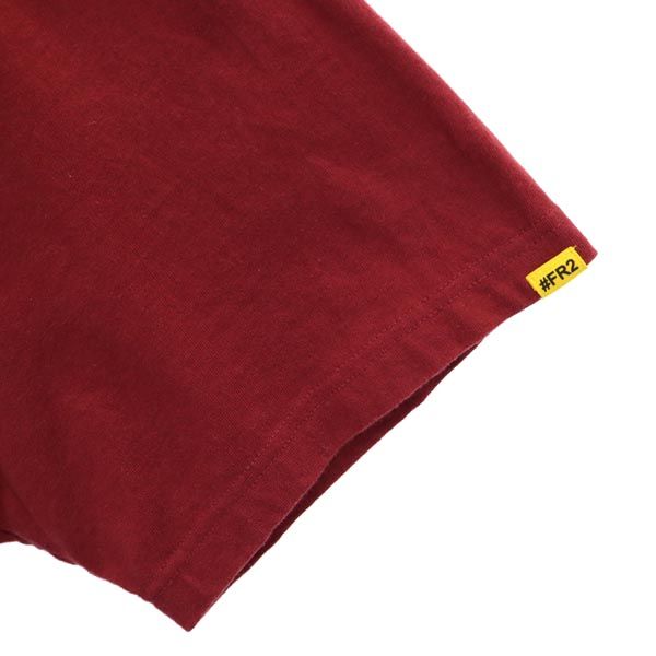 FR2 エフアールツー 両面プリント 半袖 Tシャツ XL えんじ メンズ