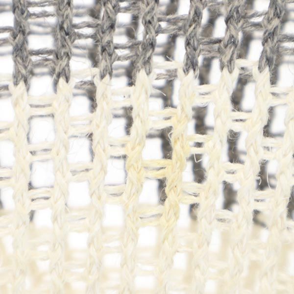 FACTOTUM ファクトタム 日本製 リネンブレンド ノースリーブ メッシュ オーバーサイズ セーター F グレー系 ニット メンズ