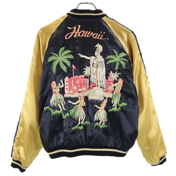 テーラー東洋 TT10827 T品番 東洋エンタープライズ リバーシブル スカジャン M 黒×金 東洋エンタープライズ メンズ