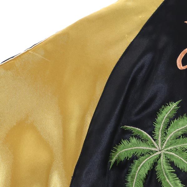 テーラー東洋 TT10827 T品番 東洋エンタープライズ リバーシブル スカジャン M 黒×金 東洋エンタープライズ メンズ