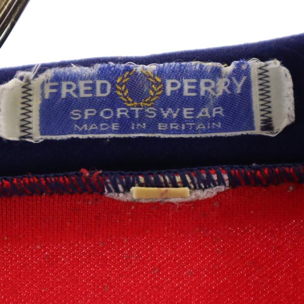 フレッドペリー 90s トラックジャケット S レッド系 FRED PERRY メンズ