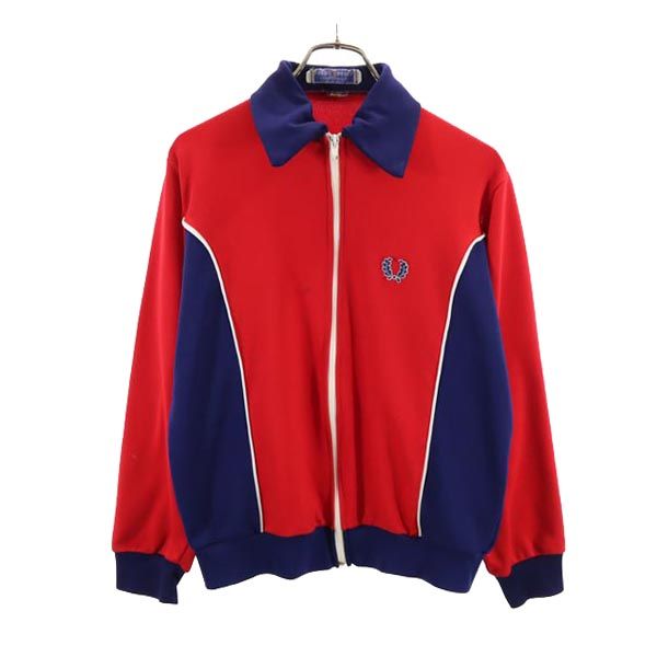 フレッドペリー 90s トラックジャケット S レッド系 FRED PERRY メンズ