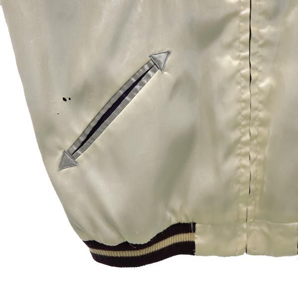 東洋エンタープライズ テーラー東洋 リバーシブル スカジャン M 紺×茶 TT10841 スカル メンズ