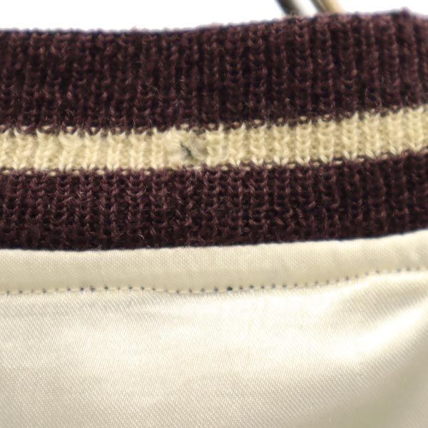 東洋エンタープライズ テーラー東洋 リバーシブル スカジャン M 紺×茶 TT10841 スカル メンズ