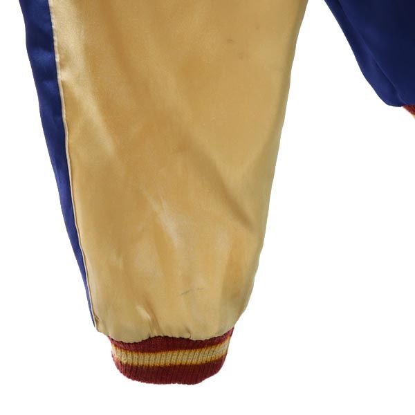 東洋エンタープライズ テーラー東洋 リバーシブル スカジャン M 青×ベージュ TT10636 龍虎 メンズ