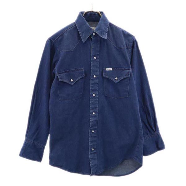 Carhartt カーハート 80s ヴィンテージ 長袖 デニム ウエスタンシャツ 14 1/2 メンズ