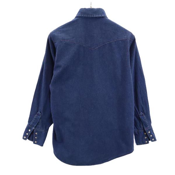 Carhartt カーハート 80s ヴィンテージ 長袖 デニム ウエスタンシャツ 14 1/2 メンズ