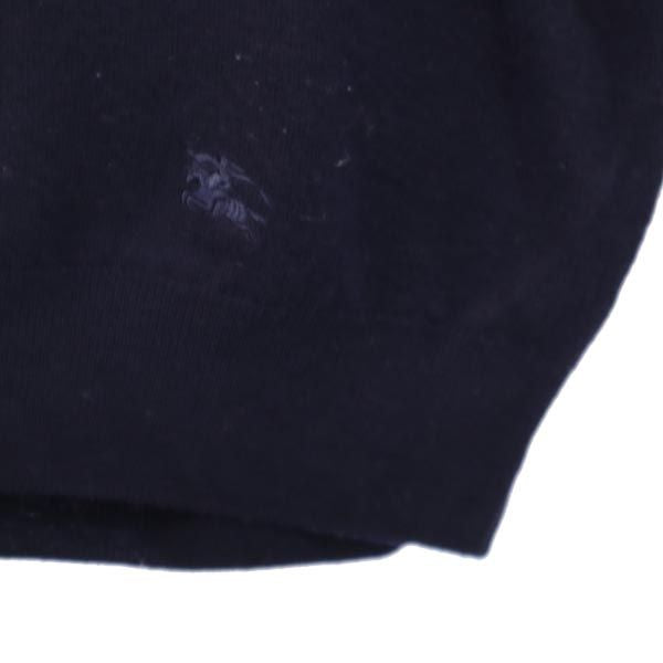 Burberrys バーバリーズ 英国製 ウール 長袖 セーター 38 ネイビー系 ニット レディース