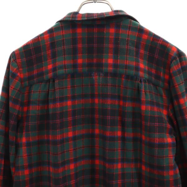 ペンドルトン 40s ウール チェック ジャケット グリーン系 PENDLETON レディース