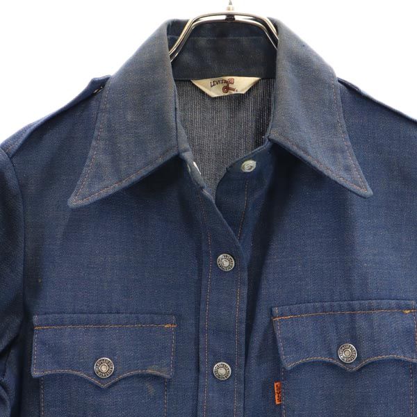 Levi's リーバイス 70s 長袖 デニムシャツ メンズ