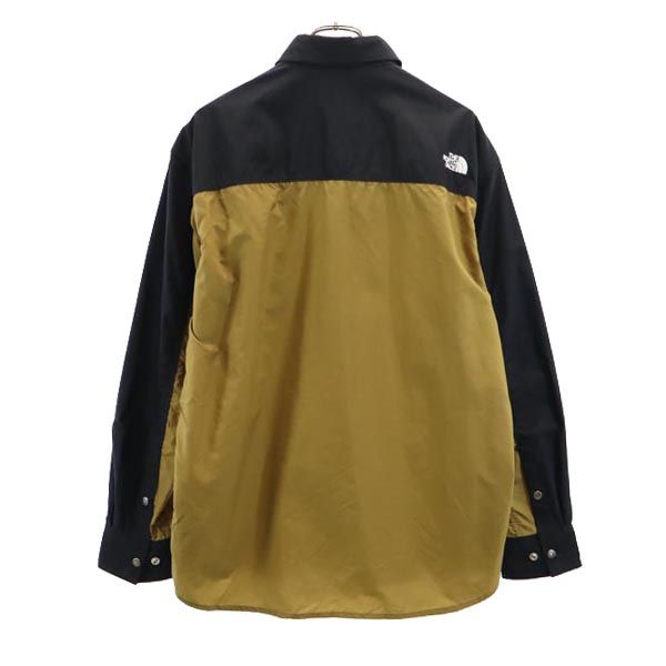 ノースフェイス アウトドア NR11961 バイカラー 長袖 シャツ L 黒系 THE NORTH FACE メンズ