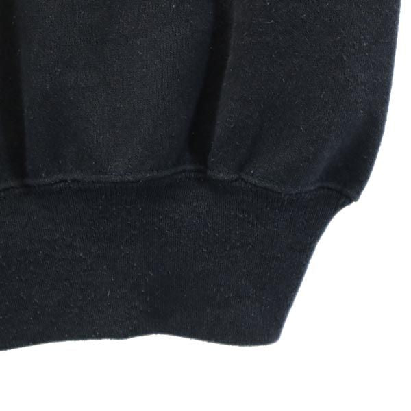 ULTRASWEATS USA製 長袖 スウェット トレーナー M 黒系 裏起毛 メンズ