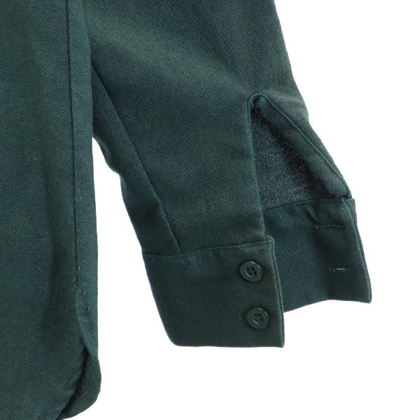 Levi's リーバイス 70s オールド ヴィンテージ ビッグE 長袖 シャツ グリーン レディース