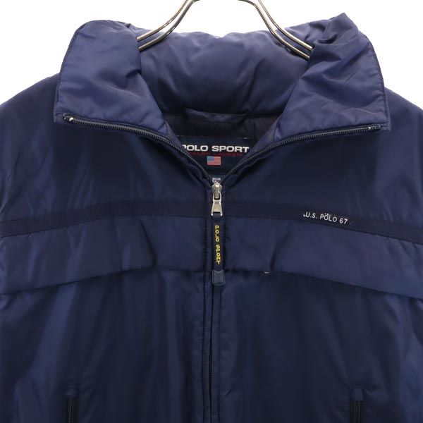 ポロスポーツ 90s オールド 中綿 ベスト M ネイビー POLO SPORTS メンズ