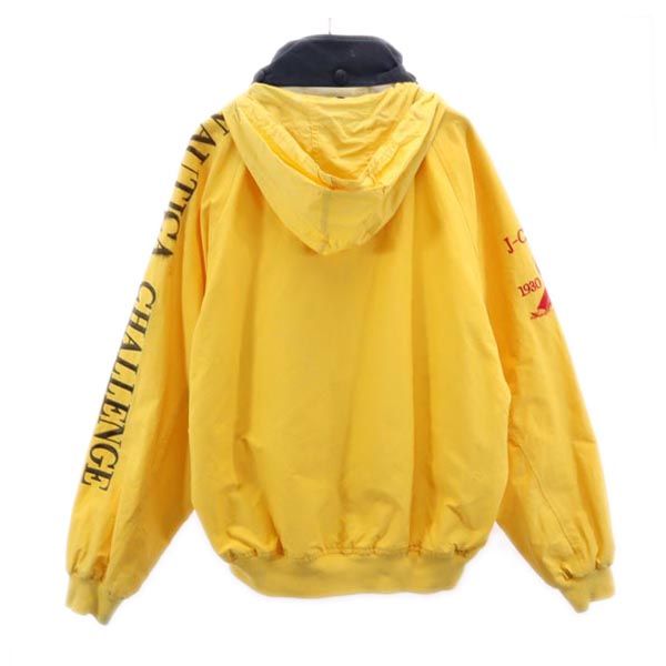 NAUTICA ノーティカ 90s オールド セーリング ジャケット XL イエロー フード メンズ
