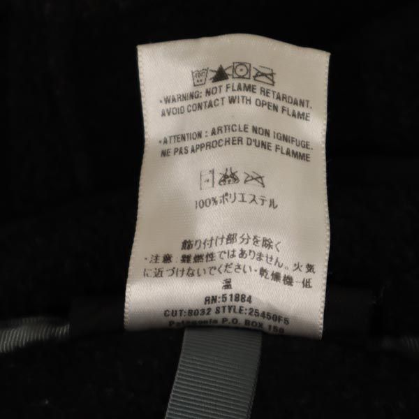 パタゴニア フリースジャケット XS ブラック patagonia プルオーバー アウトドア メンズ