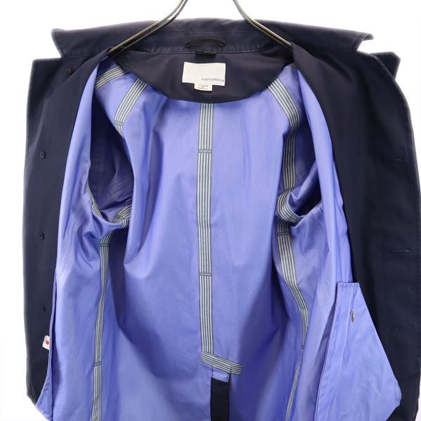 nanamica ナナミカ GOR-TEX ステンカラーコート S ネイビー ジャケット ゴアテックス メンズ