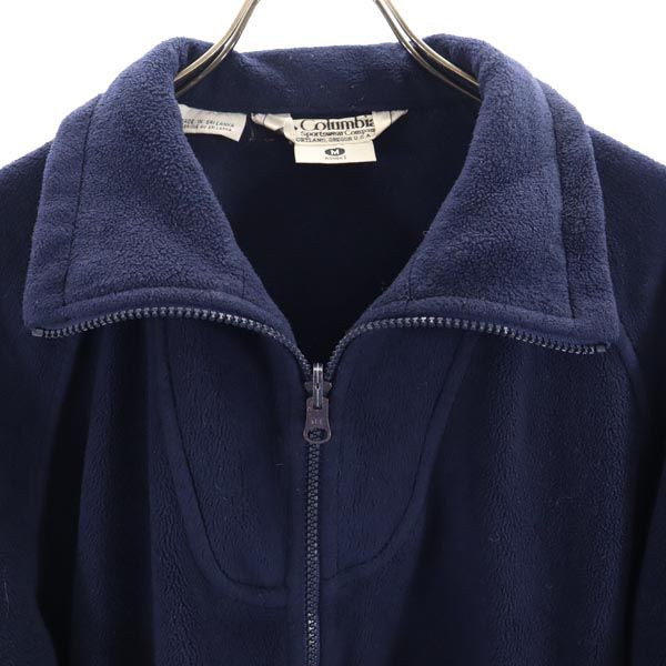 Columbia コロンビア 90s オールド フリースジャケット M ネイビー アウトドア レディース