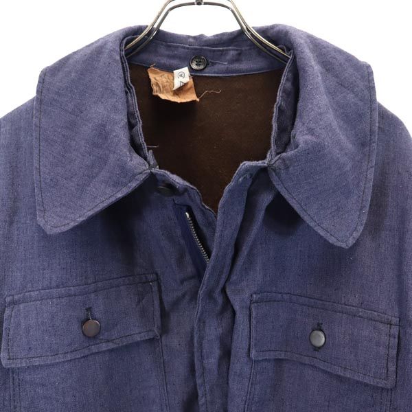 ユーロワーク 80s ヴィンテージ 2WAY ジャケット ネイビー EURO WORK ライナー付 メンズ
