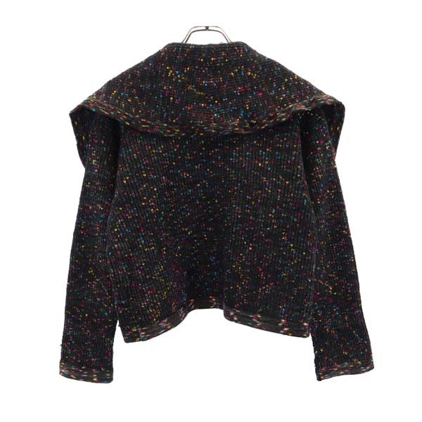 KENZO ケンゾー 日本製 ウールブレンド 長袖 ニット カーディガン 大襟 レディース