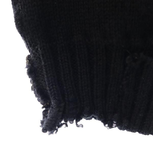 SANDKNIT サンドニット 40s 50s レタード 長袖 ニット カーディガン 42 ブラック系 メンズ