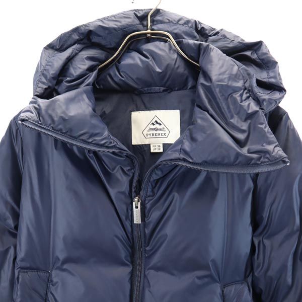 ピレネックス ダウンジャケット 38 ネイビー Pyrenex レディース