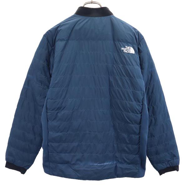 未使用 THE NORTH FACE ノースフェイス ND92101 ハーフジップ 50/50ダウンプル ダウンジャケット M ブルー系 プルオーバー 収納袋 コンパクトダウン メンズ