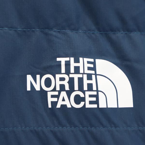 未使用 THE NORTH FACE ノースフェイス ND92101 ハーフジップ 50/50ダウンプル ダウンジャケット M ブルー系 プルオーバー 収納袋 コンパクトダウン メンズ
