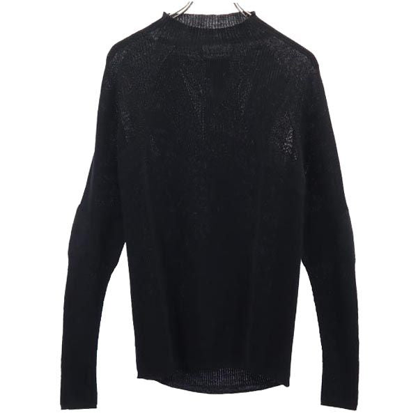 snowpeak スノーピーク 日本製 ウール100% 長袖 ニット S ブラック系 セーター メンズ