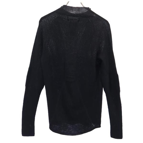snowpeak スノーピーク 日本製 ウール100% 長袖 ニット S ブラック系 セーター メンズ
