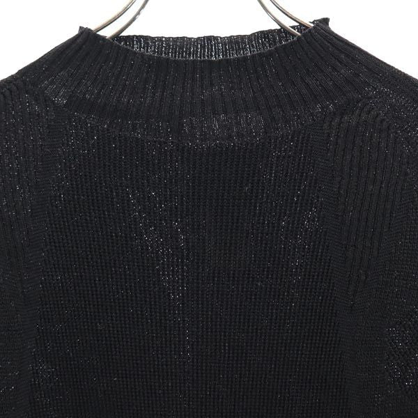 snowpeak スノーピーク 日本製 ウール100% 長袖 ニット S ブラック系 セーター メンズ