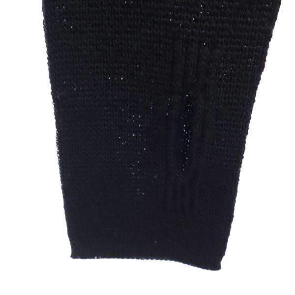 snowpeak スノーピーク 日本製 ウール100% 長袖 ニット S ブラック系 セーター メンズ