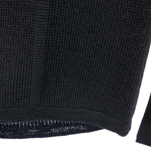 snowpeak スノーピーク 日本製 ウール100% 長袖 ニット S ブラック系 セーター メンズ