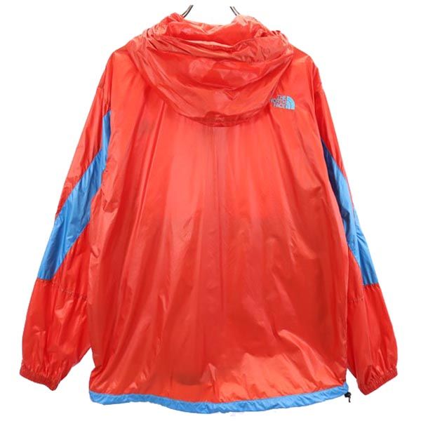 THE NORTH FACE ノースフェイス NP22034 長袖 ハーフジップ アノラックパーカー XL レッド系 ロゴ プルオーバー アウトドア メンズ