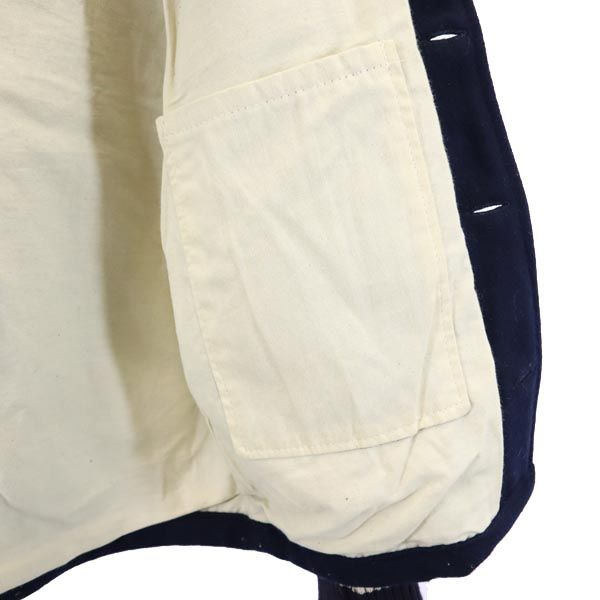 SKOOKUM スクーカム USA製 ボタン スタジャン 30 ネイビー×グレー ショールカラー メンズ