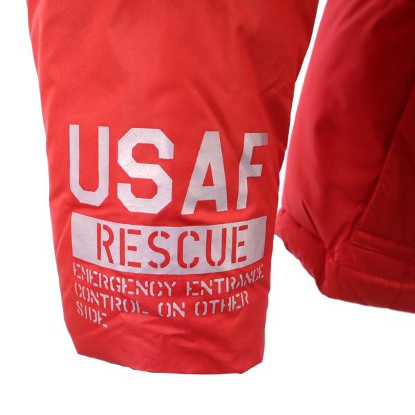 アヴィレックス パーカー ダウンジャケット L レッド AVIREX 6182168 メンズ