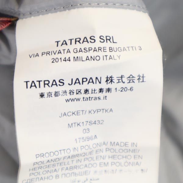 TATRAS タトラス FAUNO 中綿ジャケット 3 グレー系 メンズ